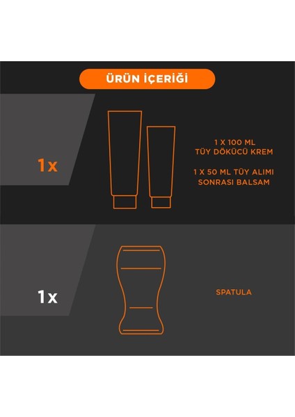 Tüy Dökücü Krem Seti 100+50 ml indirimleri
