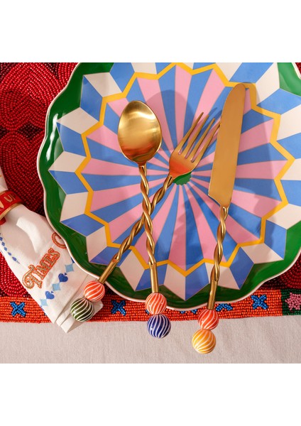 Rampur Çelik - Pirinç Çkb Seti 4X26X2 cm Altın - Renkli fiyatları