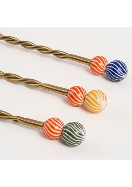 Rampur Çelik - Pirinç Çkb Seti 4X26X2 cm Altın - Renkli indirimleri