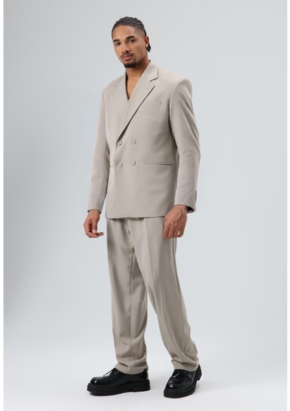 Oversize Kruvaze Takım Elbise Taş fiyatları