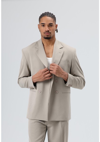 Oversize Kruvaze Takım Elbise Taş indirimleri