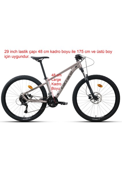 Crx 924 29 Jant 48 Kadro 24 Vites Dağ Bisikleti (175 cm Üstü Boy) fiyatları