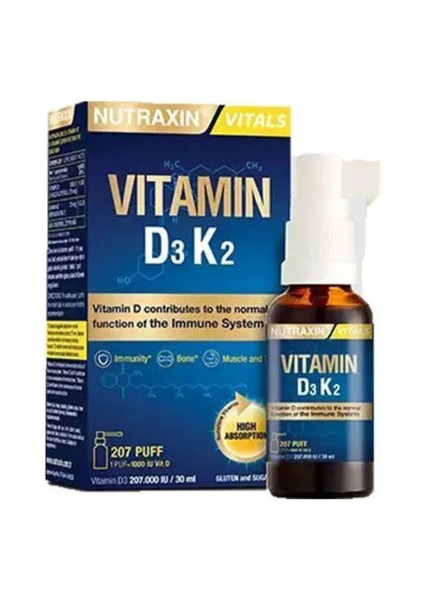 D3 K2 Vitamin Sprey 30 ml fiyatları