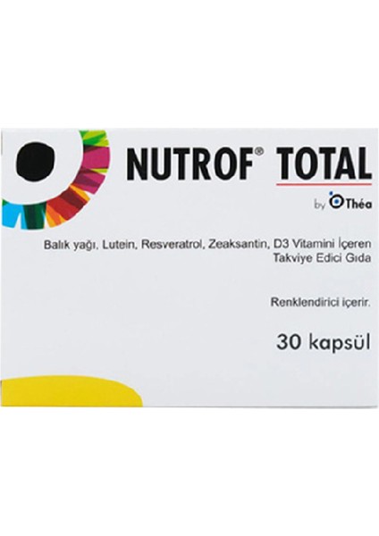 Nutrof Total Takviye Edici Gıda 30 Kapsül fırsatları