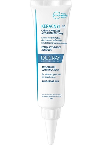 Keracnyl PP+ Akneye Eğilimli Ciltler İçin Yatıştırıcı Krem 30 ml