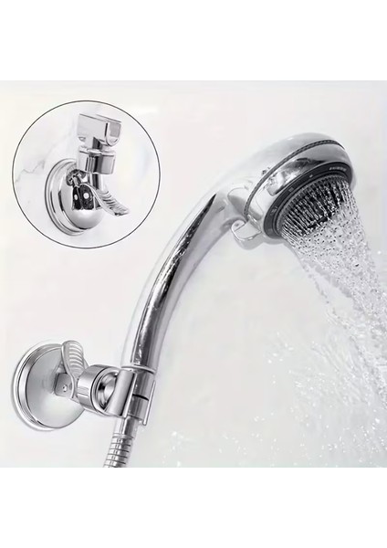 Güçlü Vantuzlu Ayarlanabilir Duş Başlığı Tutucu Mafsal – Matkap ve Vida Gerektirmeyen, Kaymaz Kauçuk Klips, 360° Döner fırsatları