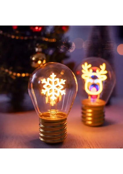 Yenı Yıl-Lg-Led Masa Isıgı-Kar Tanesı CLB0003 fırsatları