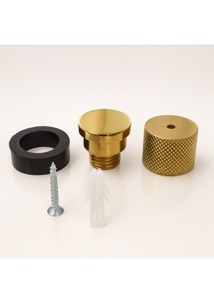 Tırtıklı Titanyum Kapı Tamponu Yüksek Dayanım Çarpma Engelleyici Metal Duvar Koruma Stoperi modelleri