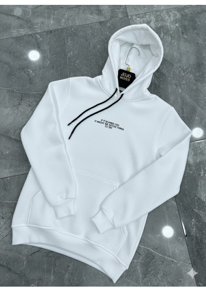 Erkek Kapuşonlu Sweatshirt