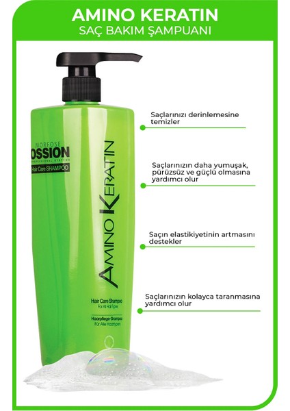 Ossıon Amıno Keratın Bakım Şampuan 800ML fiyatları