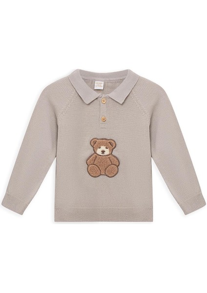 Bg Store Erkek Bebek Gri Triko Takım