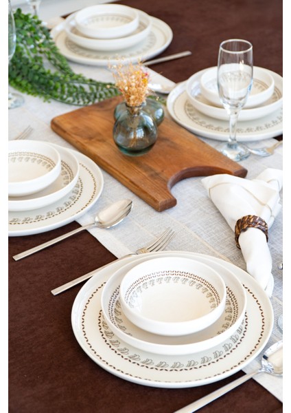 Naya 18 Parça 6 Kişilik Yemek Takımı fırsatları