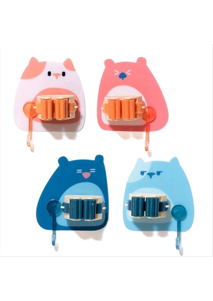 Güzel Ayı Paspas Tutucu Kancası Dahil, Güçlü Yük Kapasitesi, Su Geçirmez, Kolay Kurulum, Çok Renkli (Yurt Dışından)