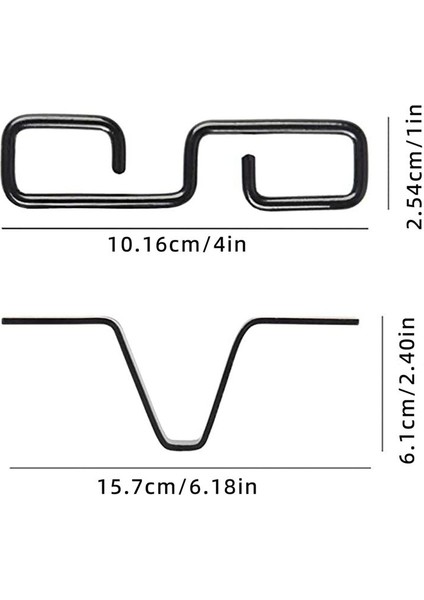 Yağmur Zinciri Oluk Adaptörü, S-Şekilli Kancalı Siyah V Şeklinde Yağmur Zinciri Adaptörü, Yağmurlu Günler Için Yağmur Zinciri Kancası (Yurt Dışından)