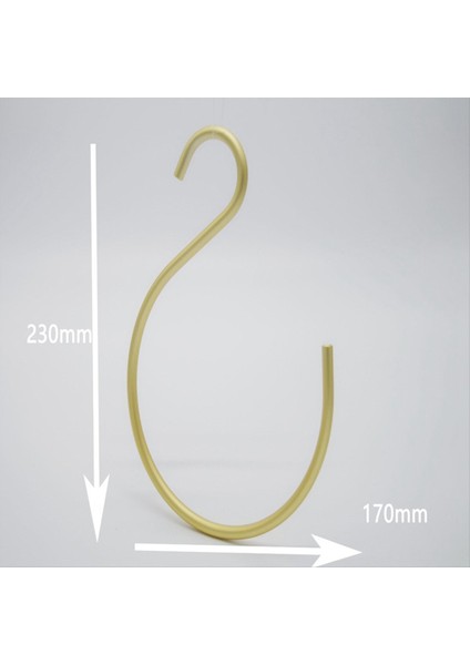 3 S-Şekilli Kancalar Yatak Odası Çok Fonksiyonlu Alüminyum Alaşım S Askı Kancaları Eşarp Kravat Kancası Asılı Gardırop Depolama Organizatör (Yurt Dışından) fırsatları