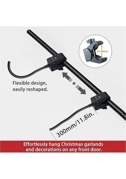 Ön Kapı Kancaları Için Uygun, Vidalara ve Delmeye Gerek Yok, 150-170 cm Ayarlanabilir Teleskopik Aralık. (Yurt Dışından) fırsatları
