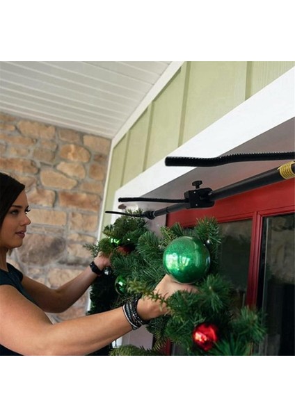 Ön Kapı Kancaları Için Uygun, Vidalara ve Delmeye Gerek Yok, 150-170 cm Ayarlanabilir Teleskopik Aralık. (Yurt Dışından) indirimleri