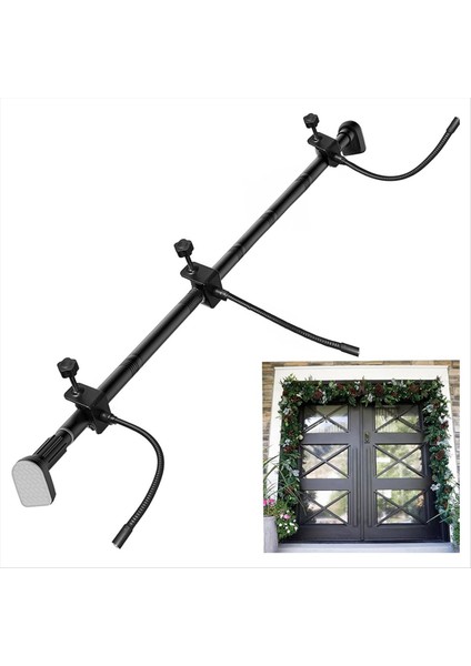 Işıklar ve Bitkiler Için Ön Kapı Hook Ağır Hizmet Noel Dekorasyon Sahibi Ön Kapı Teleskopik Asma Rafı (Yurt Dışından) fiyatları