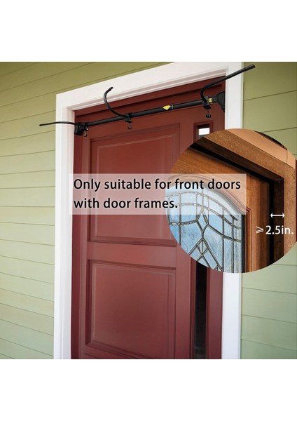 Işıklar ve Bitkiler Için Ön Kapı Hook Ağır Hizmet Noel Dekorasyon Sahibi Ön Kapı Teleskopik Asma Rafı (Yurt Dışından) modelleri