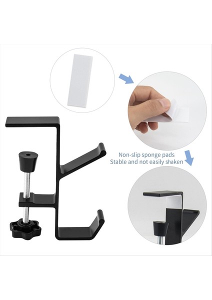 2pcs Masa Montaj Torba Tutucu Kanca Kelepçesi-On Sırt Çantası Askı Taşınabilir Masa Montajı Masa Masası (Siyah) Için Tutucu (Yurt Dışından) indirimleri