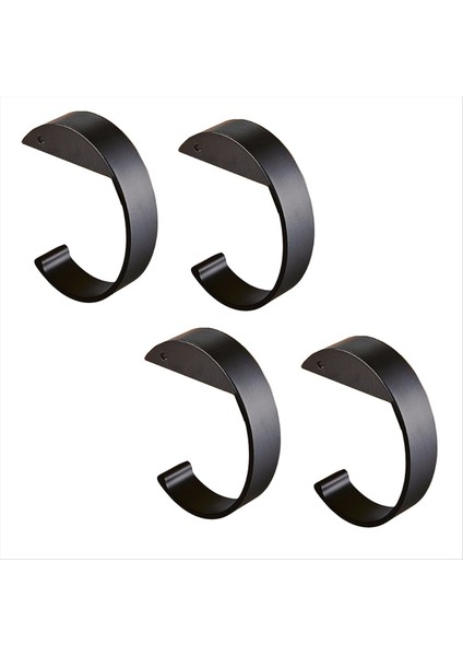 Yuvarlak Yuvarlak Çanta Kanca Hook Masa Yan Çanta Asma Aracı Çıkarılabilir ve Hareketli Çanta Standı Çok Işlevli Masa Kancası A (Yurt Dışından)