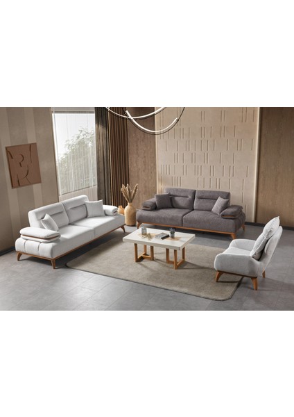 Berrini Modüler Mobilya Mira Koltuk Takımı (3+3+1)