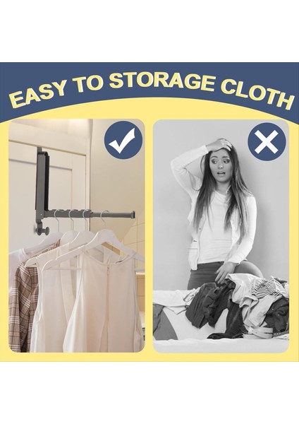 Kapı Kancaları Askısı 2 Paket, Çamaşır Için Kapı Kurutma Rafı, Kapı Havlu Rafları Üzerinde Katlanabilir Kurutma (Yurt Dışından) indirimleri