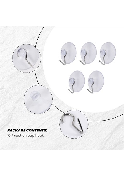 Emme Sucker Pencere Kancaları Temiz Tel Kanca 32MM (10 Paket) (Yurt Dışından) indirimleri