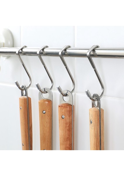 Paslanmaz Çelik Perforasyonsuz Dolap Kapı Dikişsiz Kıyafetler Kanca Kapı Arka Duvar Asılı Kanca (Yurt Dışından) indirimleri