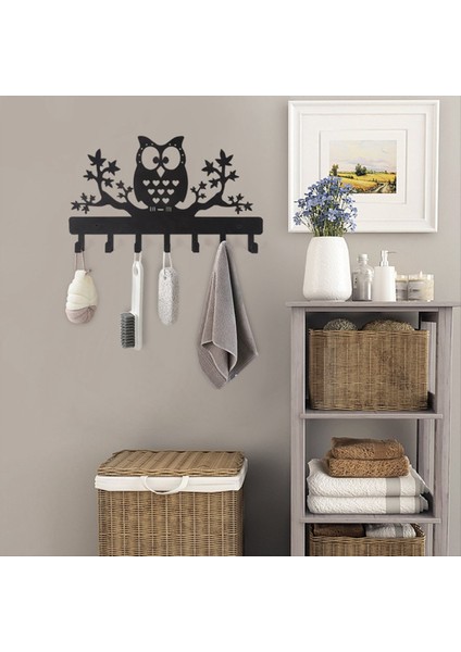 7hooks Baykuş Metal Duvara Monte Metal Anahtar Tutucu Baykuş Anahtar Askısı Madalya Askı Tasması Askı Anahtar Organizatörü Metal Anahtar Kancası (Yurt Dışından) modelleri