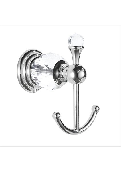 Kristal Havlu Kancası, Gümüş Bornoz Kancaları, Banyo El Havlu Duvar Askı Kıyafetleri Dolap Duvar Monte Mutfak (Yurt Dışından)