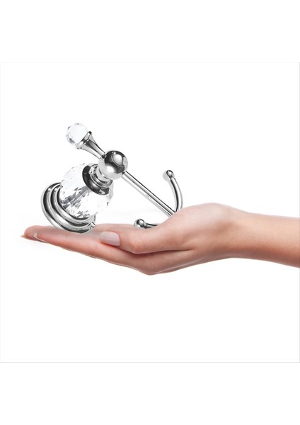 Kristal Havlu Kancası, Gümüş Bornoz Kancaları, Banyo El Havlu Duvar Askı Kıyafetleri Dolap Duvar Monte Mutfak (Yurt Dışından) indirimleri