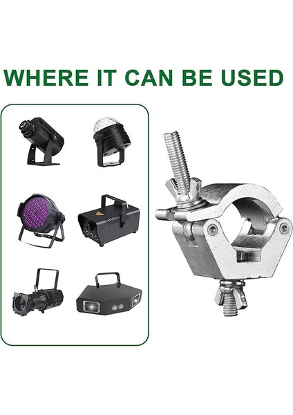 4 Pack Aşamalı Işıklar Kelepçe Alüminyum Alaşım Kafası Işık Kelepçeleri, Tüp / Boru Için Od Için 28MM-36MM Par Işıklar Spot Işıkları (Yurt Dışından) indirimleri