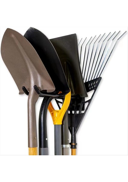 Ağır Hizmet Depolama Organizatör Çelik Duvar Montajı Bahçe Araçları Kürek Tırmık Süpürge Organizatör Duvar Kancası 2 Pcs (Yurt Dışından) fırsatları