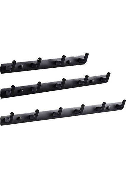 Duvar Için Anahtar Tutucu, Asılı Duvar Dekorasyonu Için Siyah Duvar Kancaları, Ofis Koridoru Fuaye Mutfak Banyo-A Için Uygun (Yurt Dışından)