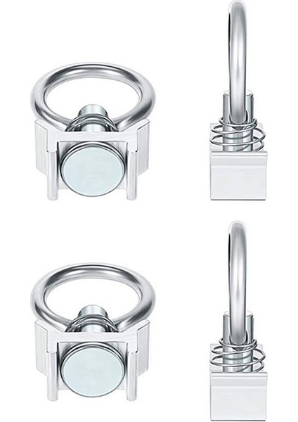 6 Adet Paslanmaz Çelik Yüzük, Hoparlör Kancaları, Asılı Halkalar, Uçak Çerçevesi Asılı Aksesuarlar, Hafif Kolye (Yurt Dışından) indirimleri