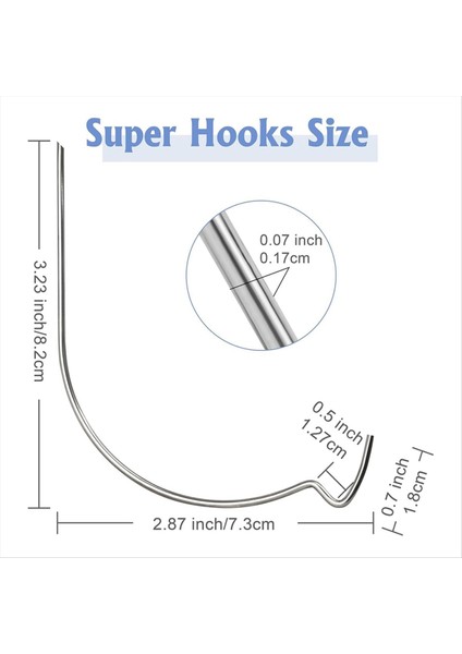 20PCS Alçıpan Için Resim Askıları, Paslanmaz Çelik Süper Kancalar, Asılı Duvar Kancaları, Resim Asılı Kit, Resim (Yurt Dışından) fiyatları