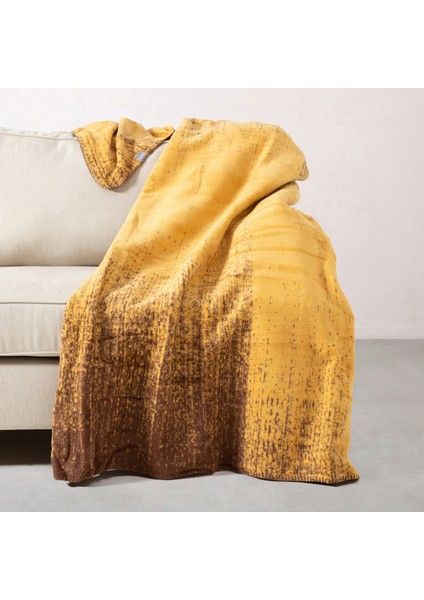 Wendy Battaniye Kahve Hardal 200X220