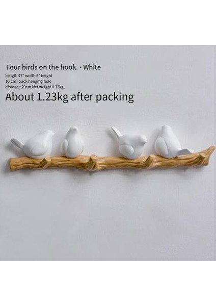 Duvar Süslemeleri Oturma Odası Askı Reçine Kuş Anahtar Kanca Mutfak Ceket Giysileri Havlu Şapka Çanta Tutucu, B (Yurt Dışından) fiyatları