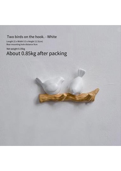 Duvar Süslemeleri Oturma Odası Askı Reçine Kuş Anahtar Kanca Mutfak Ceket Giysileri Havlu Şapka Çanta Tutucu, B (Yurt Dışından) indirimleri
