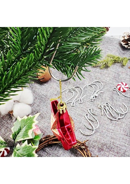 100PCS Oluklu Asılı Kancalar Noel Işıkları Süs Kancası Işık Klipsleri Kapmak Için Xmas Dekorasyonu Dış Dize Işıkları (Yurt Dışından) indirimleri
