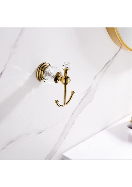 Kristal Havlu Kancası, Altın Bornoz Kancaları, Banyo El Havlu Duvar Askı Kıyafetleri Dolap Duvarı Monte Mutfak (Yurt Dışından) indirimleri