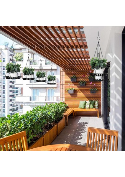 3 Paket Bitki Askısı, Kapalı Dış Mekan Bitkileri Için 12 Inç Metal Asılı Ekici, Dekoratif Asılı Bitki Rafı (Yurt Dışından) fırsatları