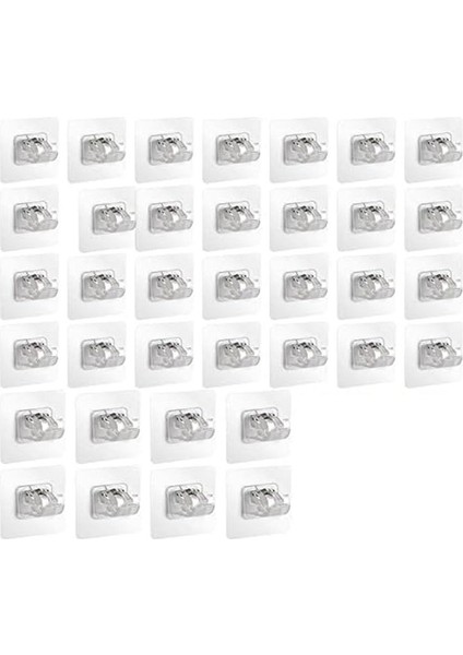 36PCS Matkap Perdesi Çubuk Braketleri Yok, Kendi Kendine Yapışkan Perde Çubuk Kancaları Tırnaksız Ayarlanabilir Perde Askıları Perde Çubuğu (Yurt Dışından)