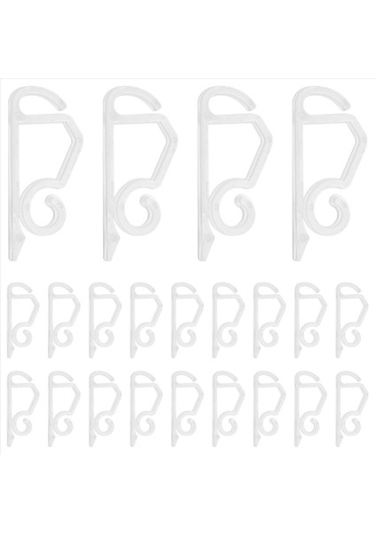 120 Paket Noel Işık Klipleri Açık Mekan -Geather Geçirmez Noel Işığı Askıları Noel Tatil Beyaz Için Oluk Kancaları (Yurt Dışından) modelleri