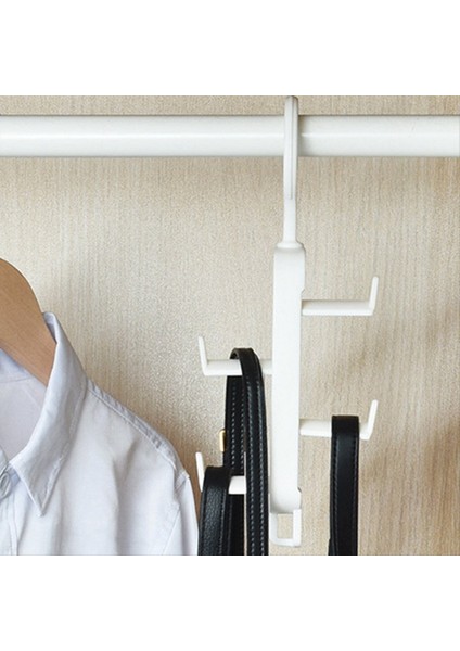 Torba Depolama Aracı Dolap Depolama Çok Fonksiyonlu Askı Iz Yok Torba Askı Kat Raf Kapısı Yumruksuz Kanca (Yurt Dışından) fırsatları