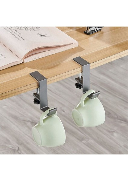 Dökülmemiş Çanta Kanca Masası Yan Çanta Asılı Alet Çıkarılabilir ve Hareketli Çanta Standı Gunmetal Gri (Yurt Dışından) modelleri