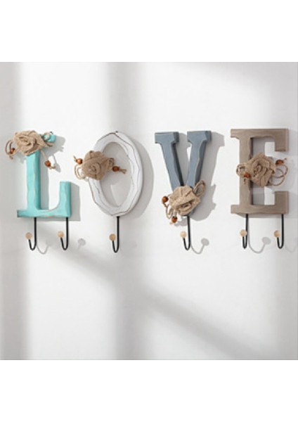 Aşk Tarzı Duvar Kancaları Anahtar Tutucular String Işıkları Diy Duvar Asma Kancalar Kahve Dükkanı 3D Kapı Sanat El Sanatları Hooks (Yurt Dışından) modelleri
