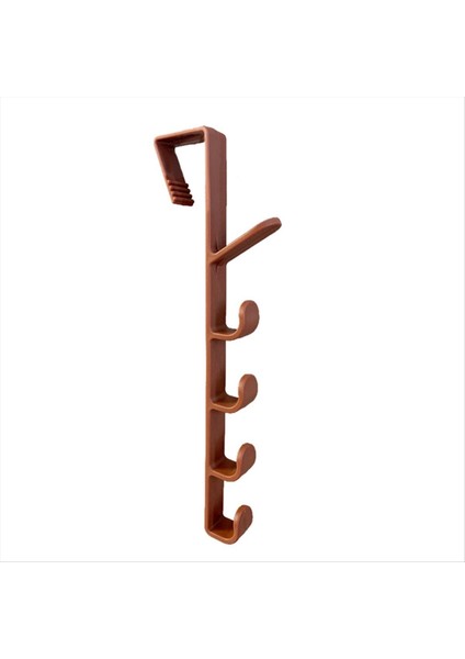 Taşınabilir Kapı Askı Çok Fonksiyonlu Beş Kesitli Kanca Ev Kapı Çanta Çanta Depolama Hook Banyo Havlu Kancası (Yurt Dışından) fırsatları