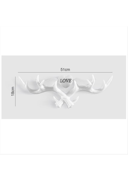 Geyik Kancasını Seviyorum, Çantalar ve Anahtarları Asmak Için Kıyafet Kancaları, Dekoratif Kancaları Yumruklamadan, Siyah (Yurt Dışından) fiyatları